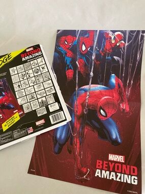 Crayola art with Edge Marvel beyond amazing Spider-Man Poster & coloring pages